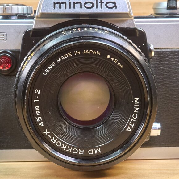 Vintage Minolta XG9 35mm SLR Film Camera, with 45mm f2 Minolta MD Rokkor X Lens - Picture 4 of 8